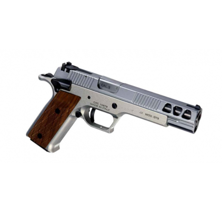 Pistola PARDINI GT9-1 Cal. 9mm 6" CROMADA - Armeria EGARA