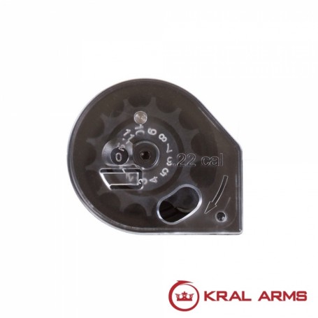 Cargador KRAL para Carabinas PCP cal. 5,5 mm - Armeria EGARA