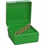 Caja Verde MTM para munición de 100 (varios calibres) - Armeria