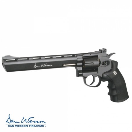 Revolver Dan Wesson 8 pulgadas Negro - 4,5 mm Co2 Bbs Acero -