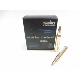 Munición SAKO Cal. 300 WIN MAG Super Hammerhead - 180 gr -