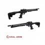 Carabina PCP KRAL Puncher Rambo Pump Action- Negro 6,35 mm - 24