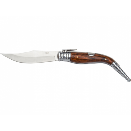 NAVAJA CARRACA PUÑO MADERA 10 cm - Armeria EGARA