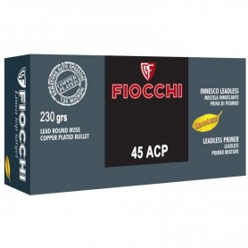 Munición FIOCCHI TOP TARGET - 45 ACP - 230 grains - punta de