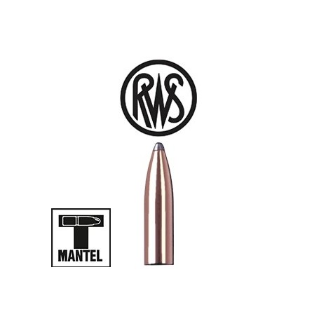 Puntas RWS T-MANTEL Cal. 6mm (.243) - 100 gr - Armeria EGARA