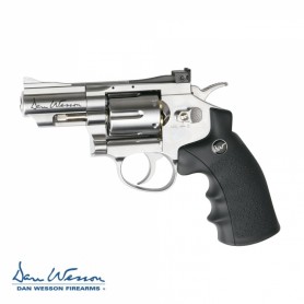 Revolver Dan Wesson 2,5" Silver - 4,5 mm Co2 Bbs - Armeria EGARA