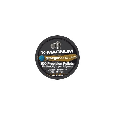 Balines Stoeger 5,5mm X-Magnum (200u) - Armeria EGARA