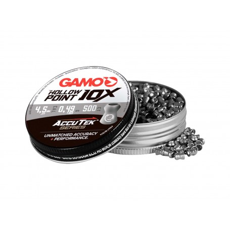 Balines Gamo AccuTek Hollow Point 10X Cal. 4,5mm - Armeria EGARA