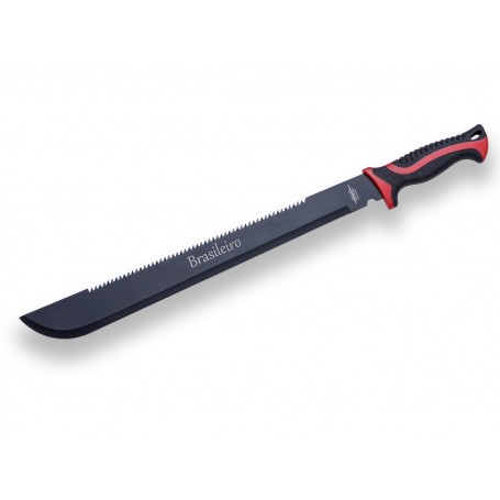 MACHETE 'BRASILEIRO' JKR, CON MANGO DE GOMA Y HOJA DE 46 CM.