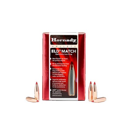 Puntas HORNADY Cal. 6.5mm ELD MATCH - 140 gr - Armeria EGARA
