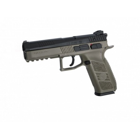 Pistola CZ P-09 FDE Duotone incluye maletin - 6 mm GBB / Co2 -