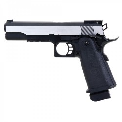 Pistola Hi-Capa 5.1 Dual Tone fullmetal GBB / CO2 - 6 mm -