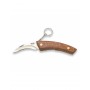 NAVAJA DE SETAS CON MANGO DE MADERA Y HOJA 8 CM - Armeria EGARA