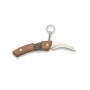 NAVAJA DE SETAS CON MANGO DE MADERA Y HOJA 8 CM - Armeria EGARA