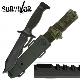 Cuchillo de supervivencia Survivor HK-6001 largo 12" - Armeria
