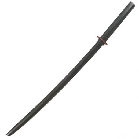 Espada de entrenamiento Samurai madera 40 empuñadura negra" -