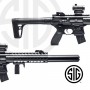 Subfusil Sig Sauer MCX ASP Black + Red Dot Co2 - 4,5 Balines -