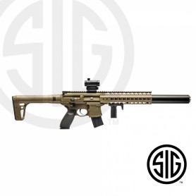 Subfusil Sig Sauer MCX ASP FDE + Red Dot Co2 - 4,5 Balines -