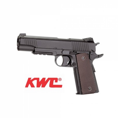 Pistola KWC M45 A1 1911 4,5 mm Co2 Bbs Acero - Armeria EGARA