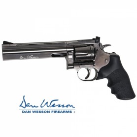 Revolver Dan Wesson 715 6" Steel Grey - 4,5 mm Co2 Balines -