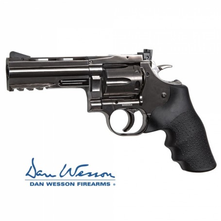 Revolver Dan Wesson 715, 4" Steel Grey - 4,5 mm Co2 Bbs Acero -