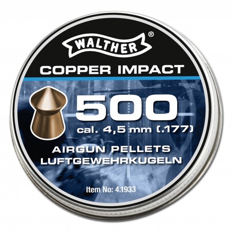 Balines Walther Copper Impact Diabolos 4,5 mm - Armeria EGARA