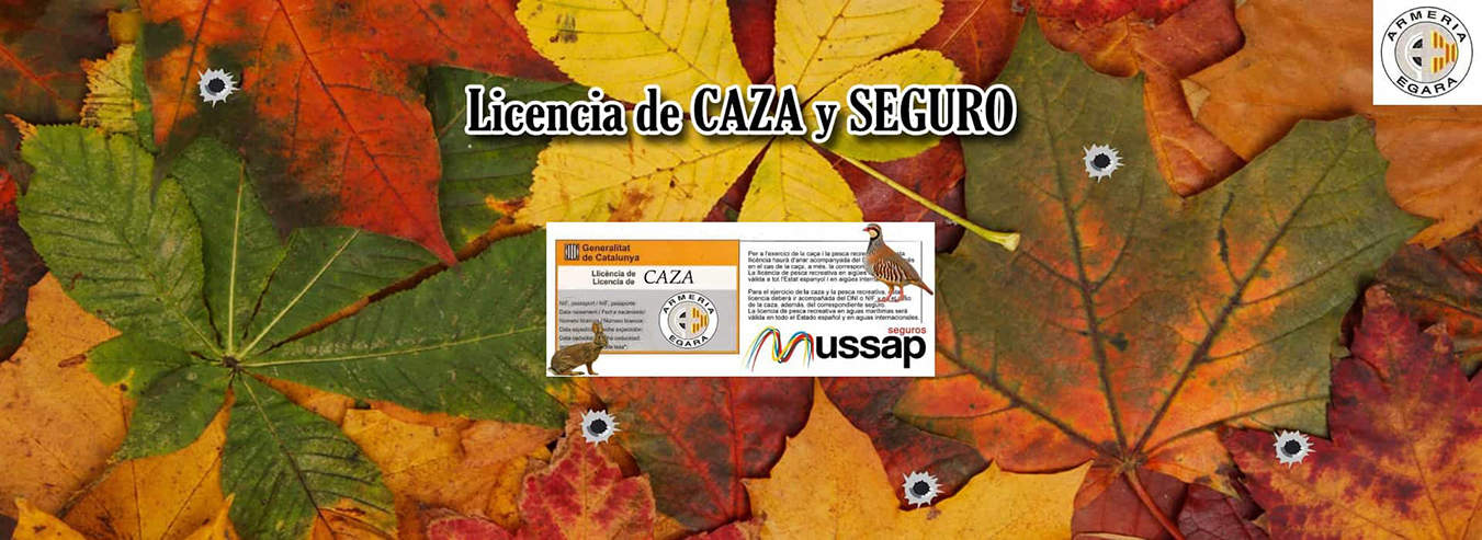 Licencia de caza y seguro (Cataluña)